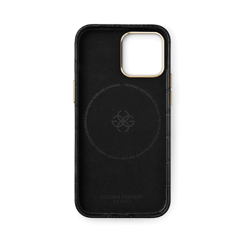 iPhone 15 Case - Saffiano Leather logo