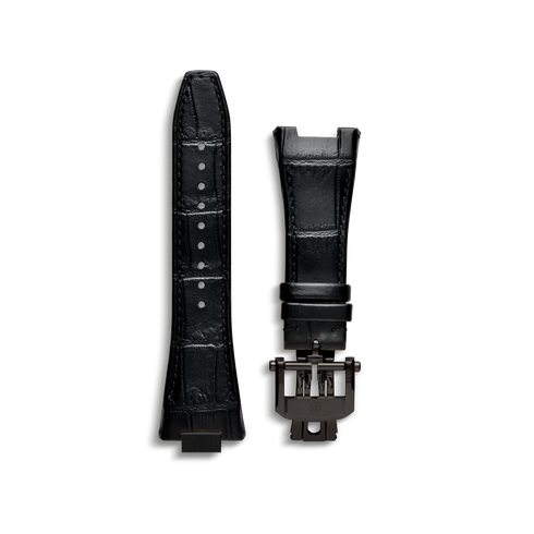 Watch Strap Leather 45mm Green