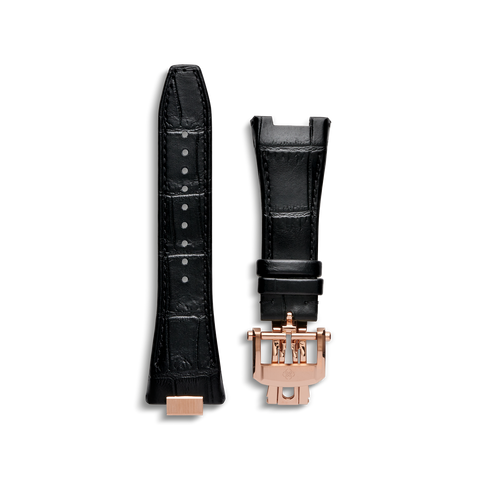 Watch Strap Leather 45mm Green