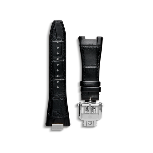 Watch Strap Leather 45mm Green