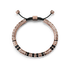 Bracelet / EV - Rose gold - Black