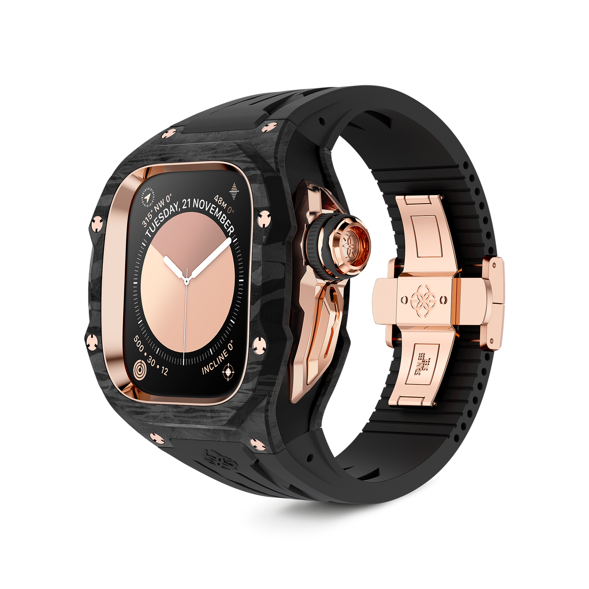 Apple Watch Case / RSCIII49 - Rose Gold Carbon – Golden Concept India