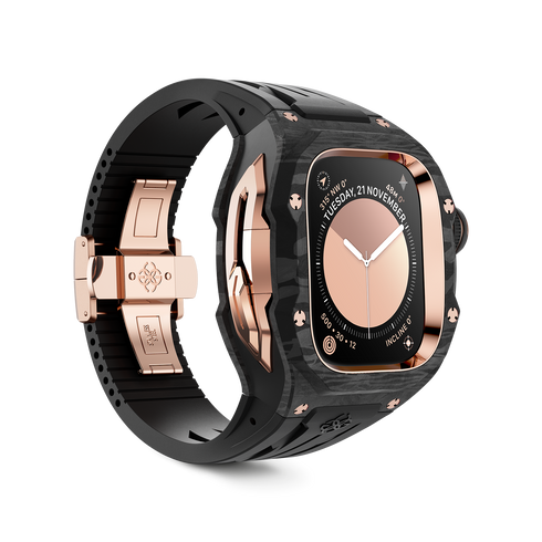 Apple Watch Case / RSCIII49 - Rose Gold Carbon