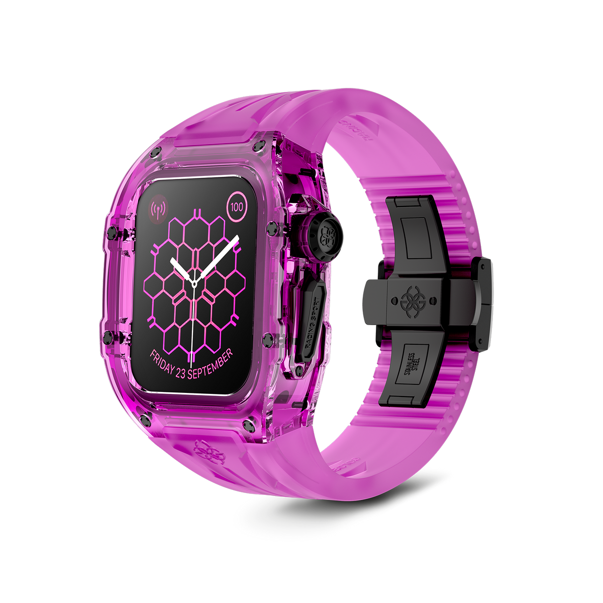 Purple apple watch case hot sale