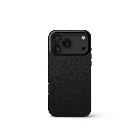 iPhone Case 17 - Full-Grain Leather - Black