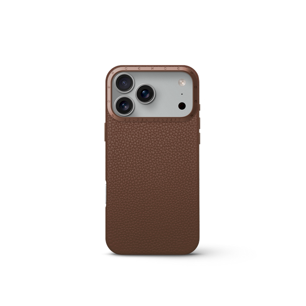 iPhone Case 17 - Full-Grain Leather - Chestnut