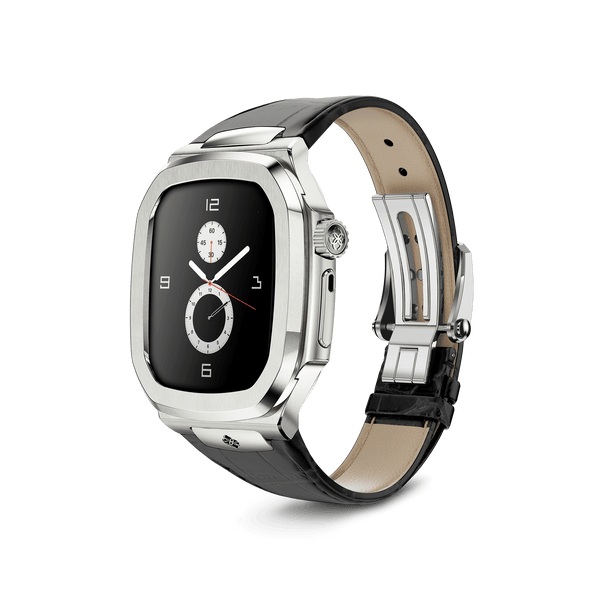 Apple Watch 7 - 9 Case - EVD - Black (Black Steel) – LUX AT LAST