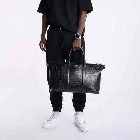 Weekend Bag / Croco Embossed