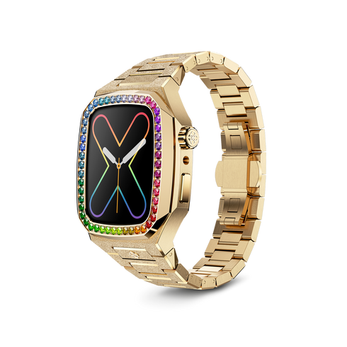 Apple Watch Case / EVF - RAINBOW Frosted Gold